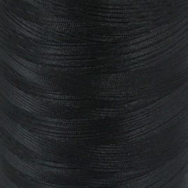 FUJIX(フジックス) 業務用 キング ポリエステル ミシン糸 50番 普通地 3000m col.402 黒