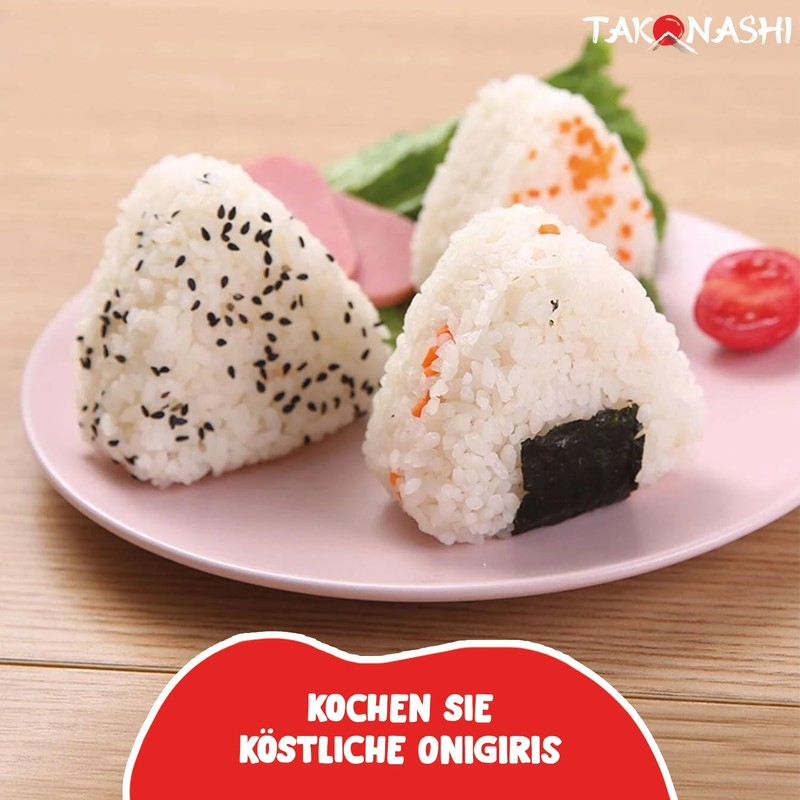 Onigiris Takonashi® Triangle Sushi Onigiri Making Molds Easy Making Sushi