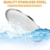 AKOLAFE 5 Pack Stainless Steel Pizza Pan for Oven Personal