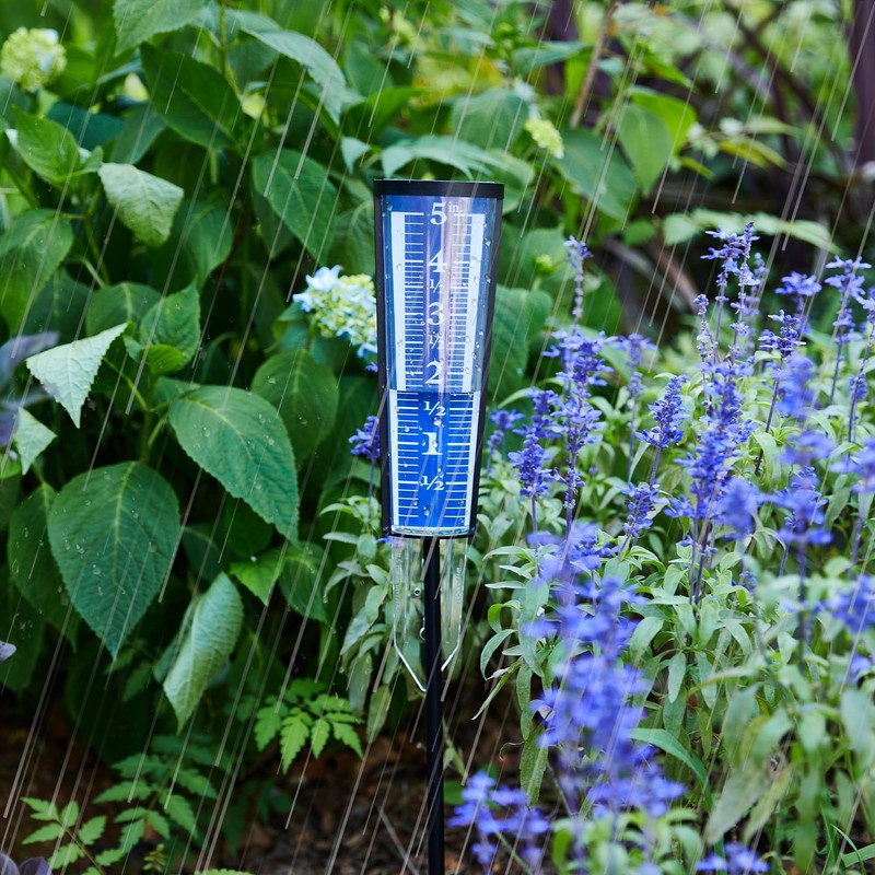 Outdoor Rain Gauge Stand for AcuRite 00850A3, Freestanding Mount for