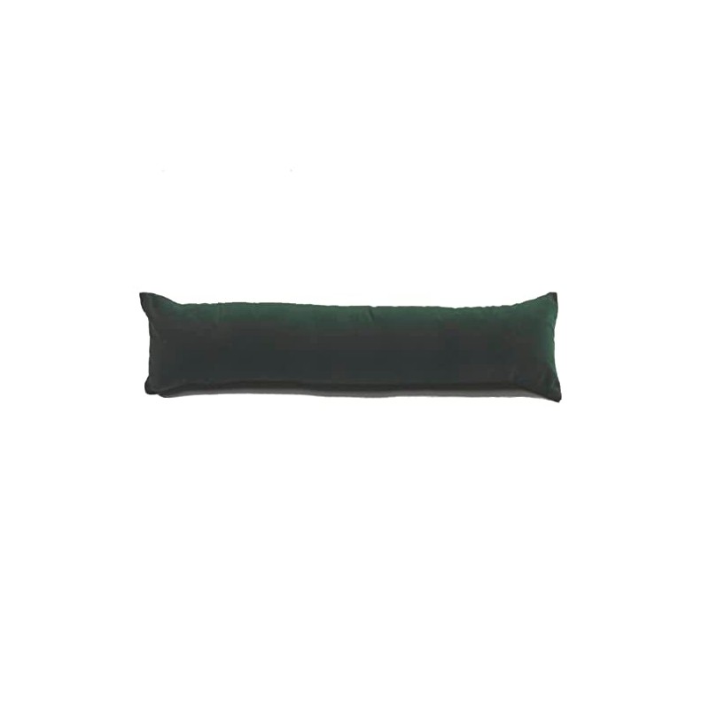 Classic Home Store Bottle Green Velvet Draught Excluder Narrow Boat