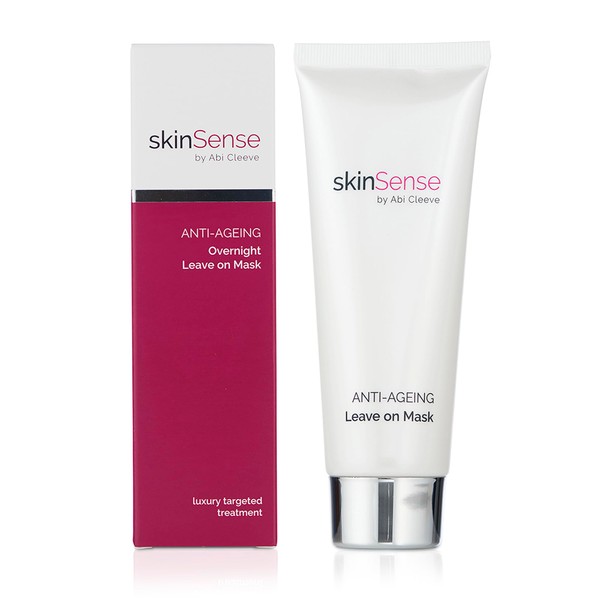 SkinSense Anti-Ageing Overnight Leave-On Mask 100ml, Overnight Face Masks, Glow
