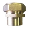 1" PEXworx Pex-Al-Pex Compression x Female Sweat Brass Fitting