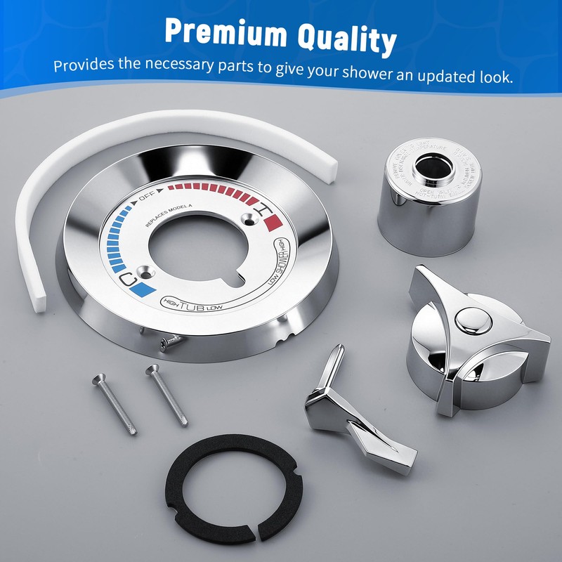 Avenuebool Retrofit Trim Kit, Compatible with Symmons/Temptrol Tub and Shower