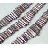 Copper Titanium Quartz Crystal Points Strand Raw Pendant Beads Healing