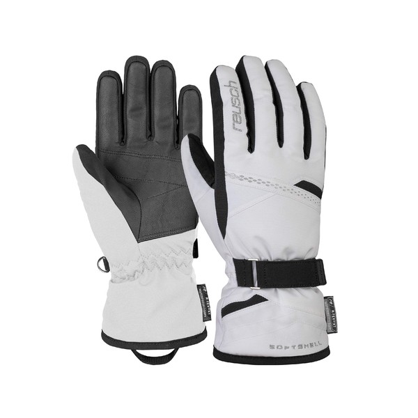 Reusch Women's Hannah R-Tex Xt Gloves, White/Black, 6.5