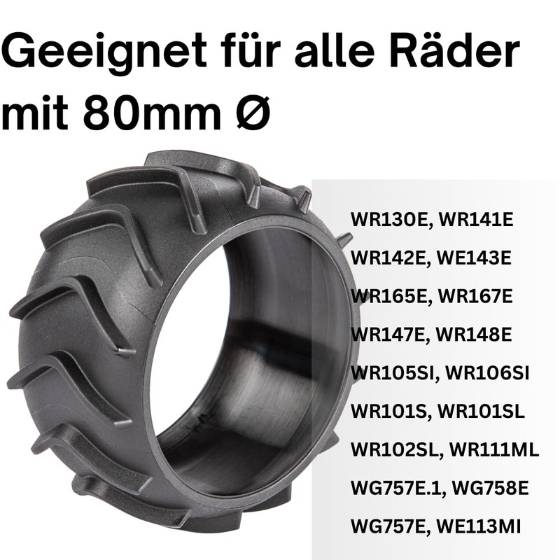 ROBO CLAWS Wheel Protection XL Traction Improvement for Worx Landroid