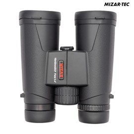MIZAR-TEC Binoculars, 10x Magnification, Large Diameter, Bright, For Live or Sports Watching, Bird Watching, Black, Soft Case