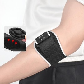 TenaLucy Elbow Brace, Tennis Elbow Bandage, Elbow Bandages, Men and Women, Elbow Bandage Epicondylitis Brace, Forearm Bandage, Elbow Brace, for Right and Left Elbow (Black)