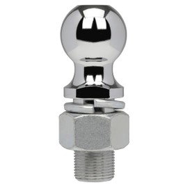 Class IV Chrome Trailer Hitch Ball, 10,000 lb., 2 in. Ball Diameter, 1-1/4 in. x 2-1/2 in. Shank