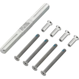 FSB 0 05 0575 08503 0000 AGL Accessory Bag for FH Handle Fittings According to ÖNORM Door Thickness 79-98 mm, Galvanised Steel, Silver