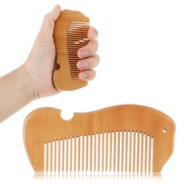Nogeqi Birthing Comb for Labor Pain, Natural Wooden Comb for Women with Holes, Fish Shape Birthing Labor Gifts for Expectant Mothers