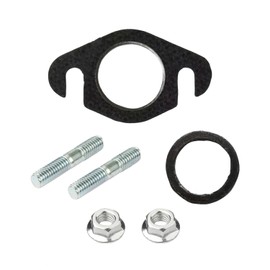Exhaust Gasket Set, Exhaust Stud Bolt, Manifold Gasket, Compatible 50 cc 2T Scooter, Single Cylinder, Exhaust Motorcycle Exhaust Gasket, Universal Exhaust Manifold