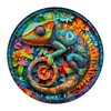 Jigfoxy Wooden Puzzles for Adults, Paper Chameleon Wood Puzzles Adult,