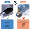 Super Absorbent Bath Mat Quick-Drying Thin Bathroom Mat Non-Slip Stain