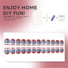 Independence Day Press on Nails Glitter Red White & Blue