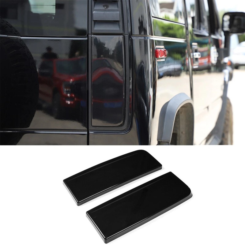 Unbranded Fit For Hummer H2 Smoked Blackout Tail Light Covers