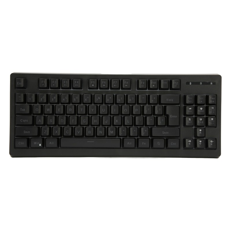 2.4G Wireless Keyboard 87 Keys RGB Backlight 1800mAh Battery Office