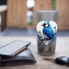 Blue Jay Geometric Patten Art,Cute Blue Jay Bird Lover Stainless