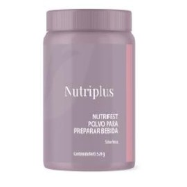 Farmasi Nutriplus, Nutrifest Polvo para Preparar Bebidas Sabor Fresa, 520g, 1 Pieza                                                                   
