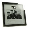 Shiny Silverplated Graduation Frame with mount 6" x 4"