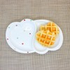 Divider Plate, Arita Ware, Hasamiyaki, Colored Polka Dot Heart Partition