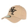 Hip Hop Honour NY Cap Light Brown and White Trend