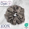 Celestial Silk Mulberry Silk Scrunchies for Hair (Oversized, Charcoal)
