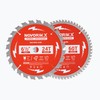 Circular Saw Blade 6-1/2" 24T&60T, Saw Blade with Arbor 5/8",