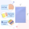 Mr. Pen- Lined Sticky Notes 4x6, 6 Pads, 45 Sheet/Pads,