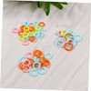 NUOBESTY 300pcs Circle Knitting Stitch Markers Set Crochet Marker Ring