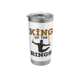Boys Gymnastics Gymnast Men King of the Rings Stainless Steel Insulated Tumbler