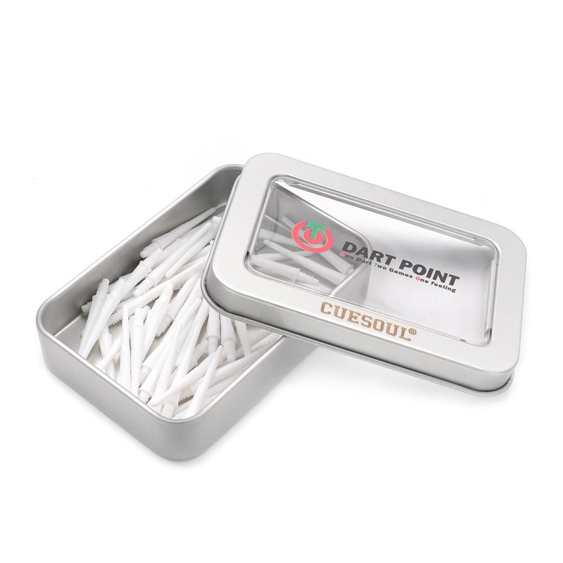 CUESOUL OTO Small Thread Soft Tip Dart Point Pack(white)