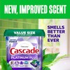 Cascade Platinum Plus Dishwasher Pods, Dish Detergent Soap, Fresh, 62