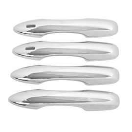 4PCS Exterior Door Handle Cover Trim ABS Chrome Self Adhesive Replacement for Camry 2018‑2021