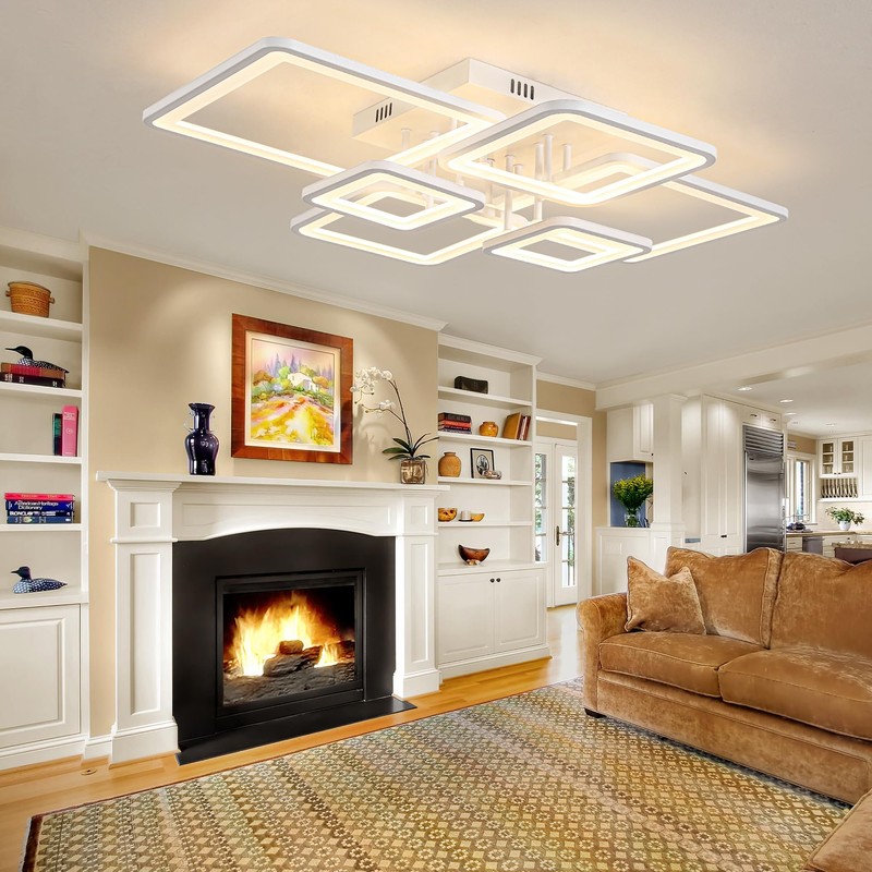 Shine LUEST LED Ceiling Lights for Bedroom Dimmable Modern 6