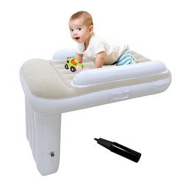 JANTEELGO Air Baby Aeroplane Must Have Portable Aeroplane Seat Extension Children Sleeping (with Air Pump) - Inflatable Airplane Bed Baby Fits Most Seats for Flights Car