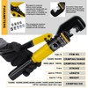 Bosimux 10 Tons Hydraulic Crimping Tool with Cable Cutter, 64PCS