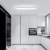 Naroume 37.4" Metal LED Ceiling Light,Slim, Edge Lit - 55W