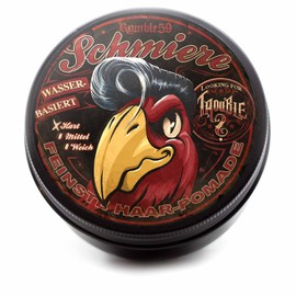 Rumble59 Strong Hold Floral Woody Smudge Pomade 250ml | Water-based, washable, made in Germany, looking for trouble, for all hair types