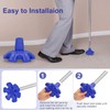 supregear Cane Tip - Self Standing 6 Prong Support Rubber