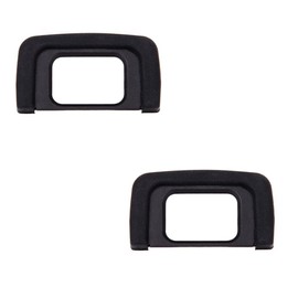 JJC 2-Pack Eyecup Eyepiece Eye Cup Viewfinder for Nikon D3400 D3500 D3200 D5100 D5200 D5300 D5500 D5600 D5000 D3300 D3100 D3000,Replaces Nikon DK-25 Eyecup Eyepiece