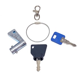 KeyPower (3) Key Set for JCB Equipment Ignition Switch, Door Lock, Adblue Cap, Battery Isolator Disconnect