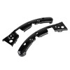 Unbranded Gloss Black Rear Fender Support Brackets For Harley Road