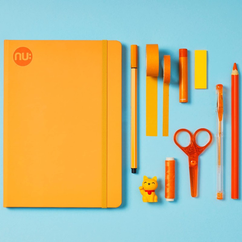 NU Notebooks - Orange Journal - Spectrum Range - A5