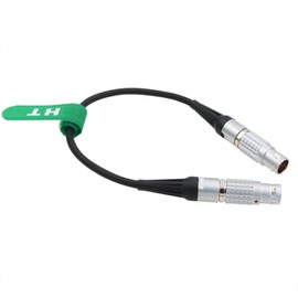 HangTon 24V Power Cable for RED V-Raptor XL | Ranger Camera, Steadicam M-1 M-2 3 Pin Male to Female 4 Pin, 30cm