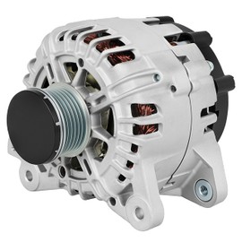 SCITOO Alternator for 11648 Alternators Fits for Nissan for Rogue 2.5L 2014-2018 2617232A TG12C152 23100-4BA0A 23100-4BA0B 12V 120Amp CW SC6 Pulley Class
