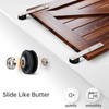 EaseLife 6 FT Brushed Nickel Sliding Barn Door Hardware Track