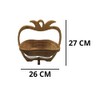 SusggO Folding Fruit Basket Bamboo Wood Vegetable Cutting Board Worktop