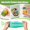 Silicone Stretch Lids for Food Storage in Fridge, Reusable Elastic